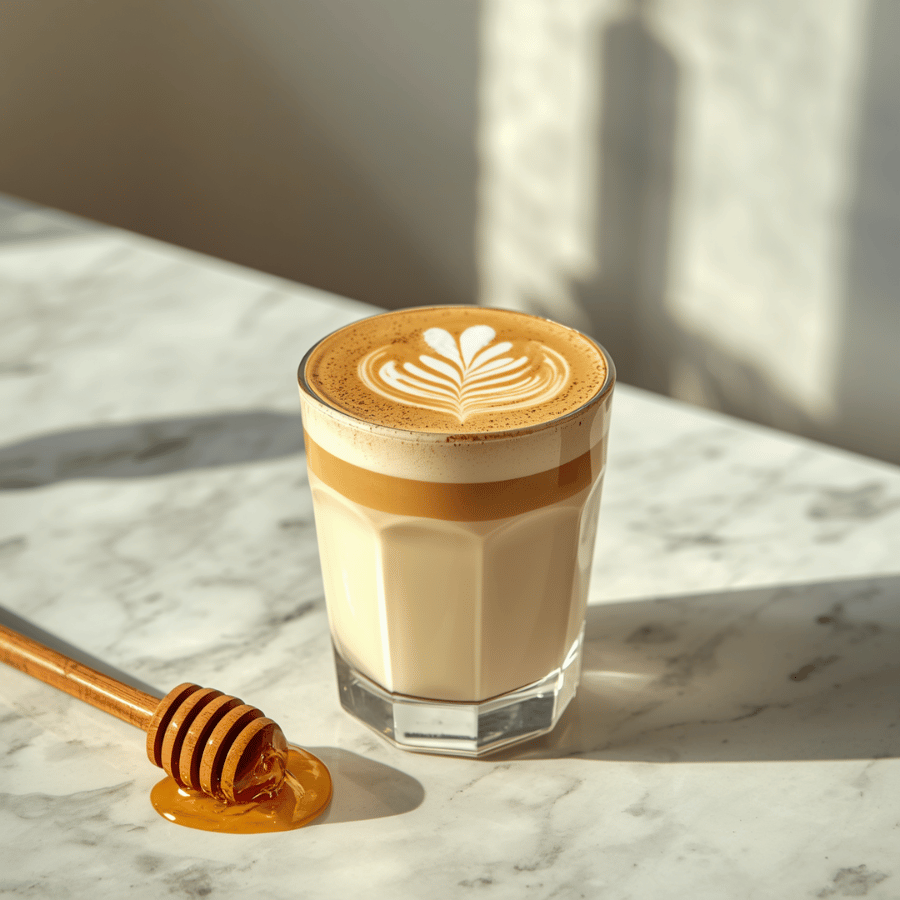Honey Almond Milk Flat White Recipe