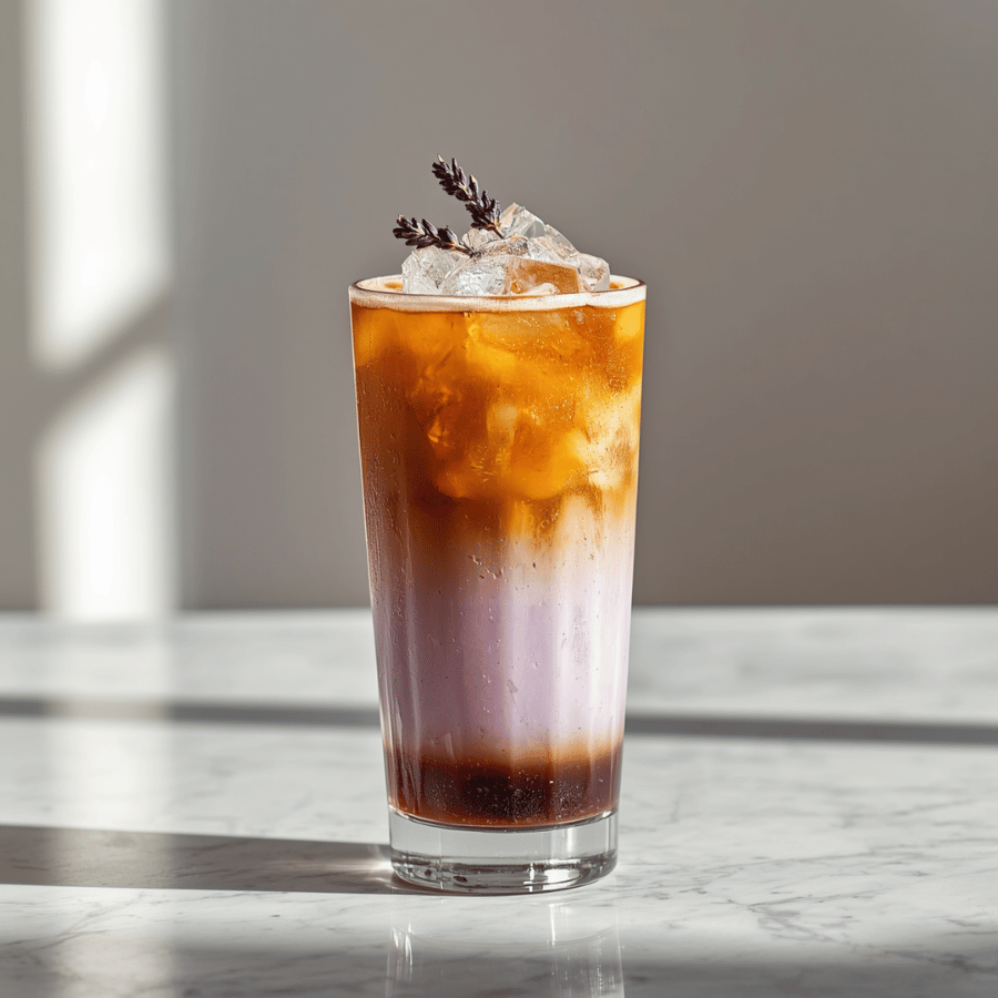 Iced Honey Lavender Latte Recipe