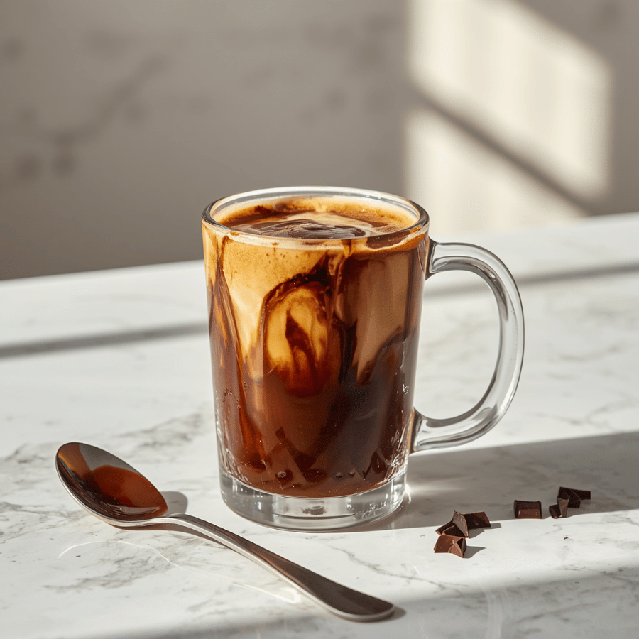 Melted Chocolate Coffee Recipe