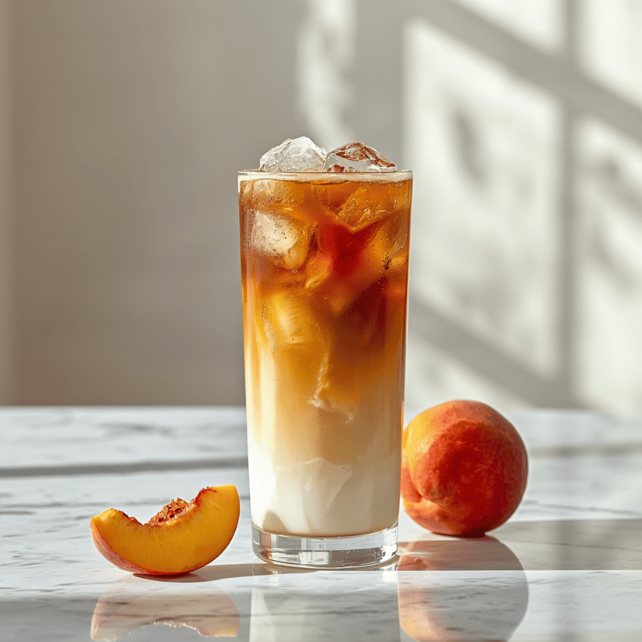 Peach Iced Coffee Recipe