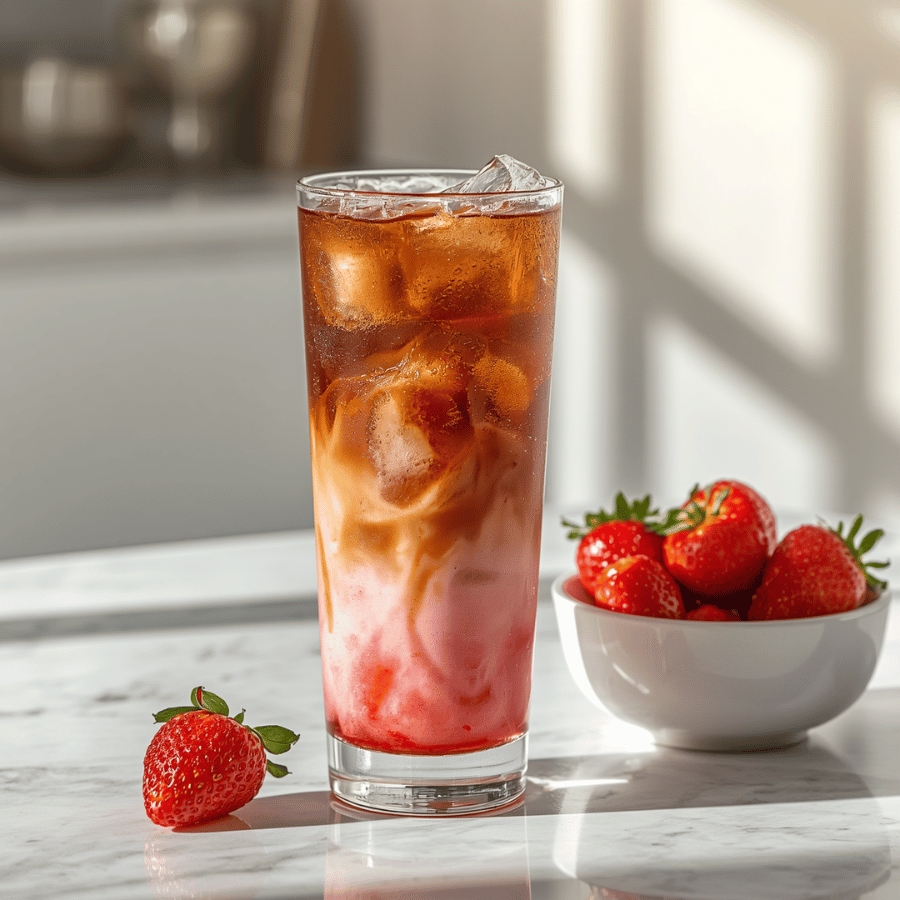 Strawberry Iced Coffee Recipe