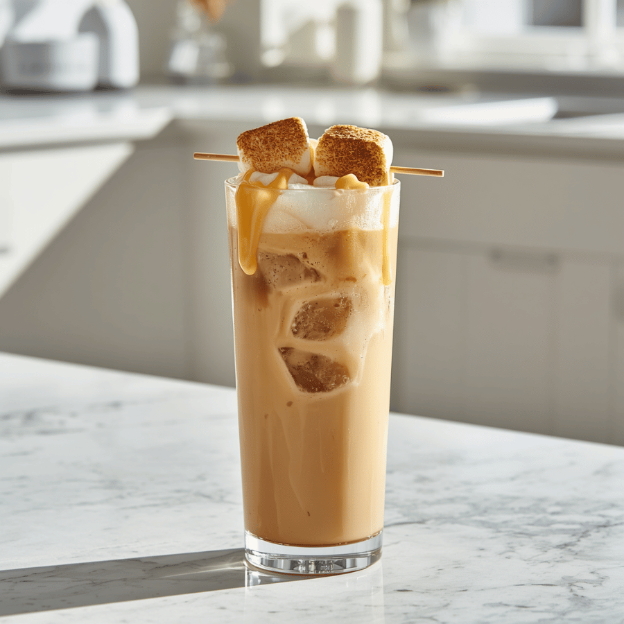 Toasted Marshmallow Iced Coffee Recipe