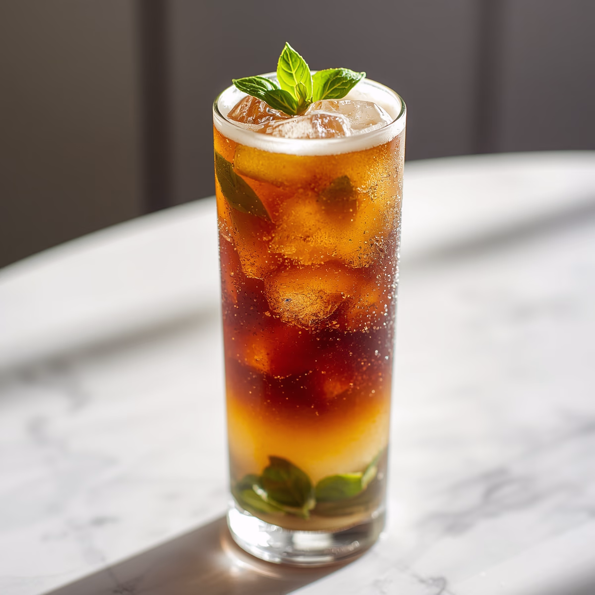 Iced Basil Lemon Coffee Recipe